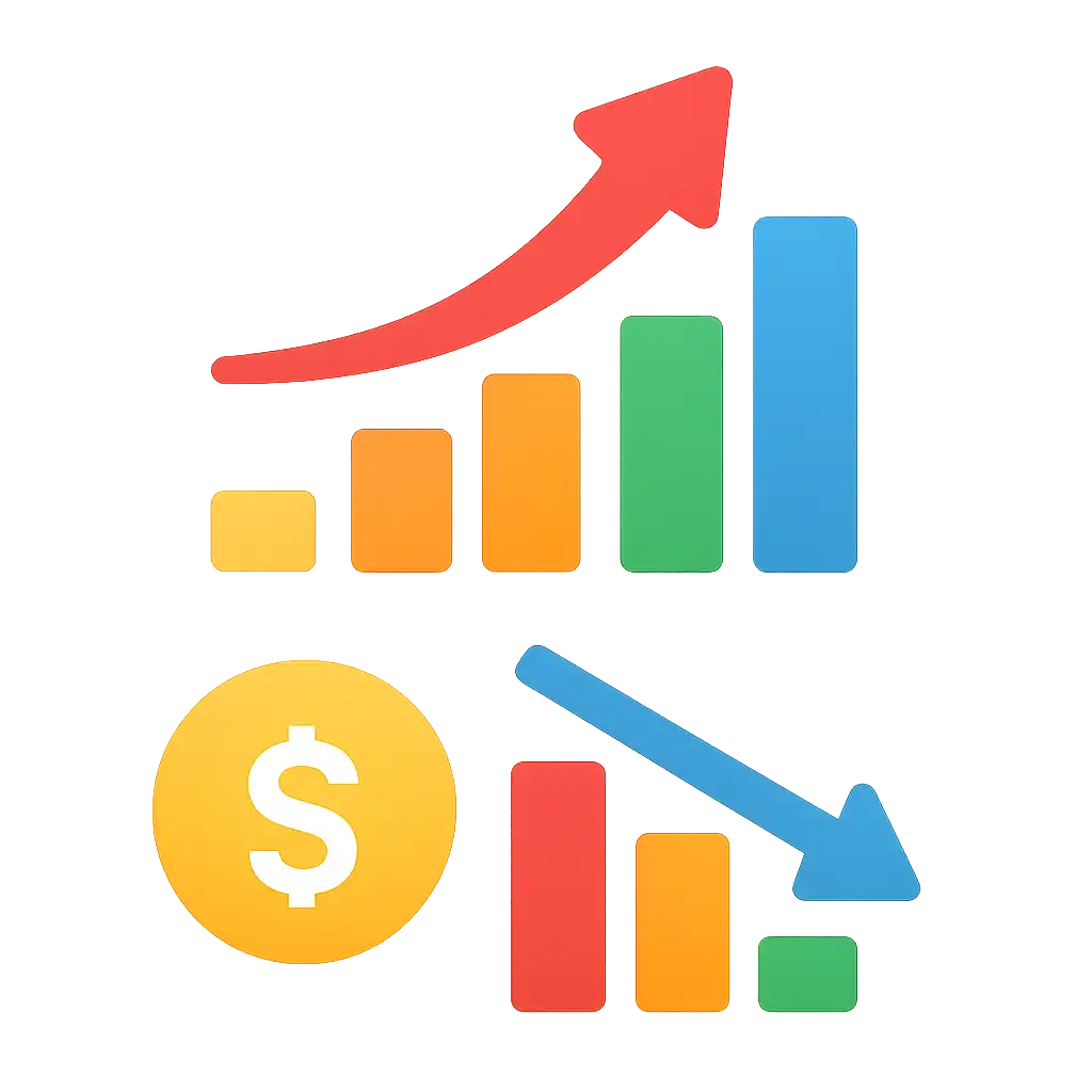 Infographic comparing options using coloured bars and, How Crash Game Works: The Multiplier and the Cash-Out