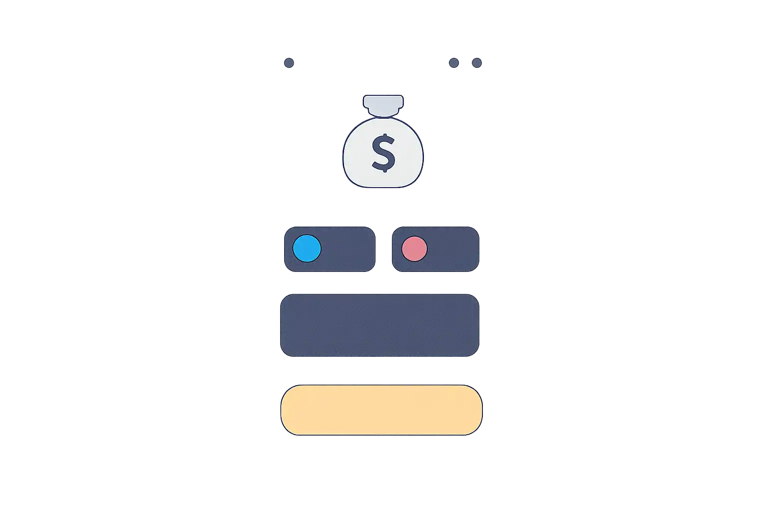 Detail screen: bankroll management, mobile screen, Crash Game