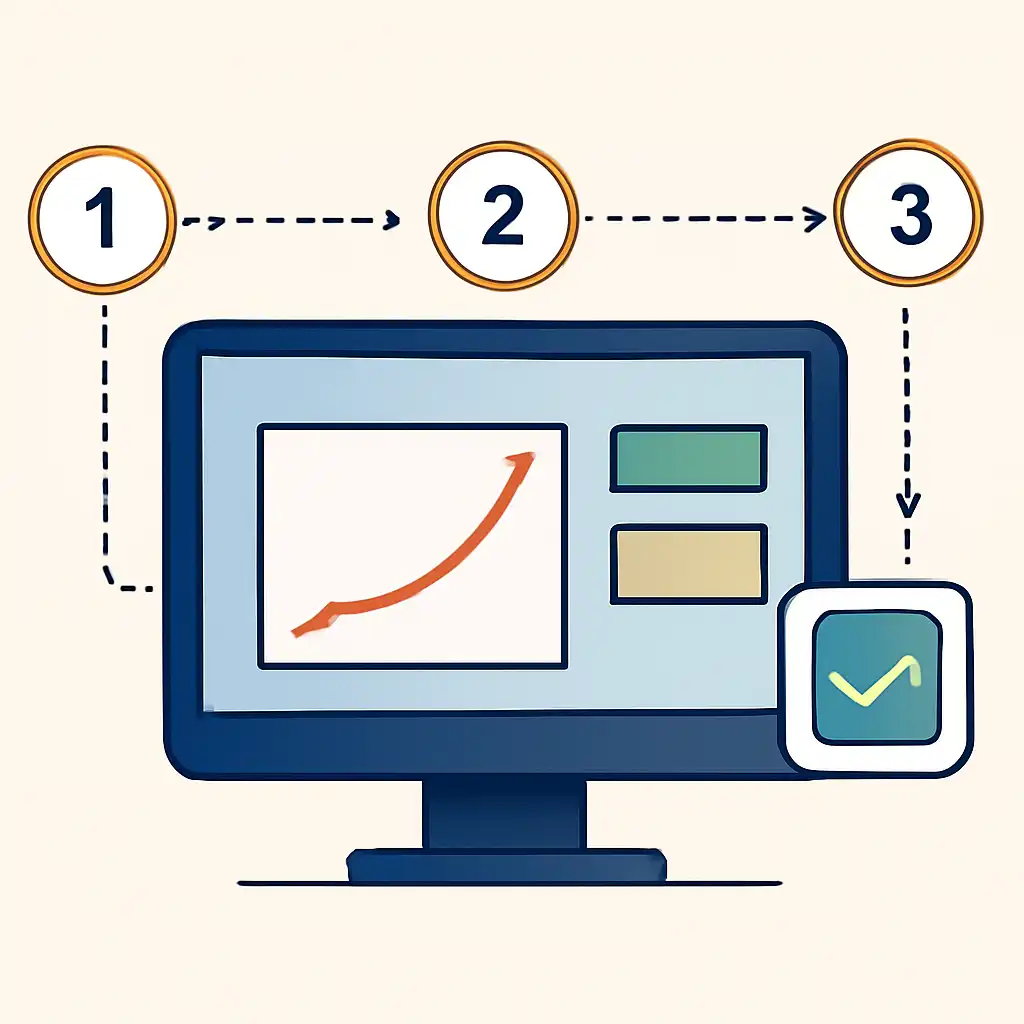 Annotated step diagram: the interface explained process with numbered callouts, Crash Game