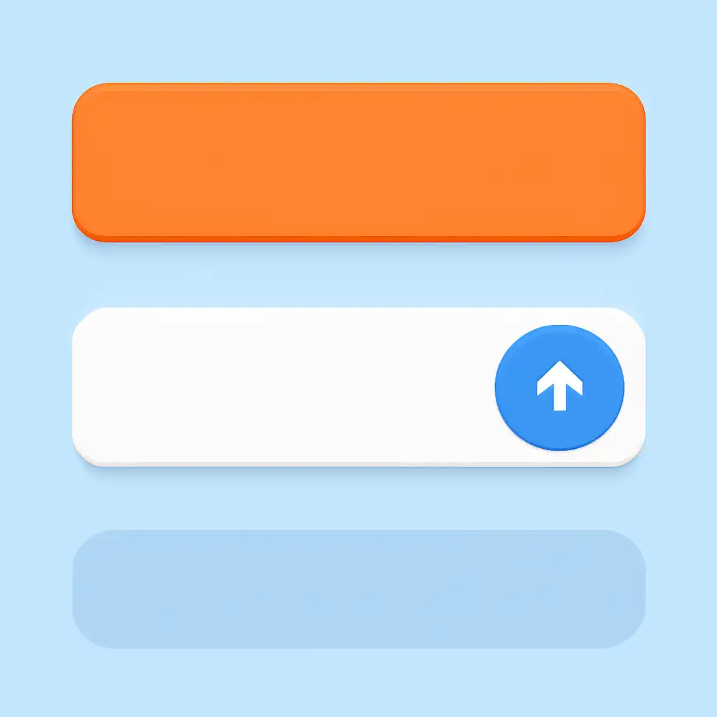 Close-up of button or form field for the interface explained, Crash Game